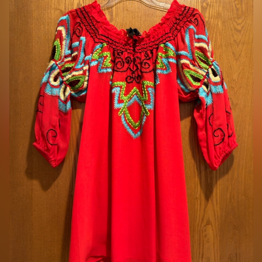 Vintage Collection Ribbon Embroidered Tunic
